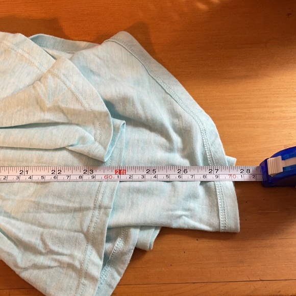 Long Sleeve Side Split Tunic Mint Zest Heather - Picture 7 of 7